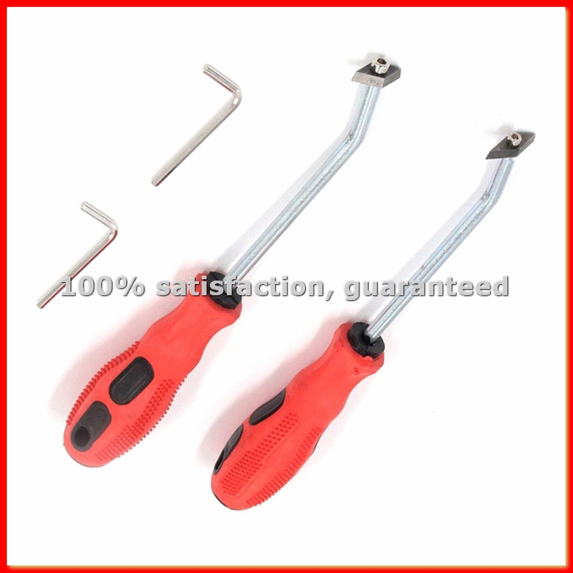 Seam Scraper Tool - 2-Piece Slotting Machine Set Grouting Removal