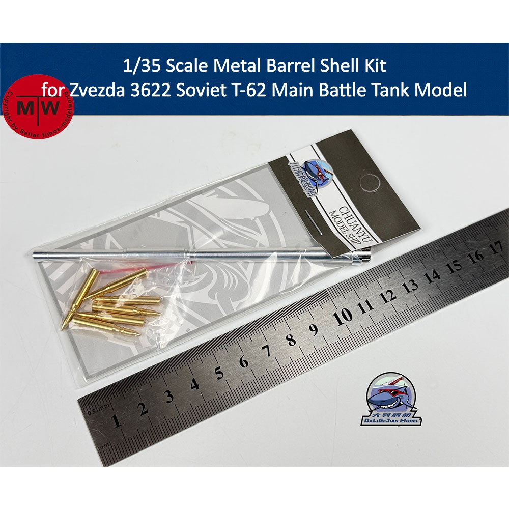 1/35 Scale Metal Barrel Shell  - Model Kit Zvezda ulasan dan harga