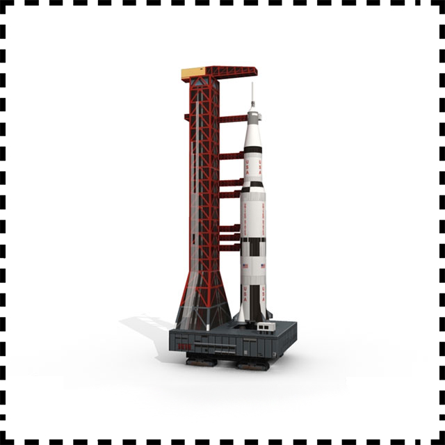 1:300 Scale USS Saturn V Rocke - Model Kit Uss Iowa ulasan dan harga