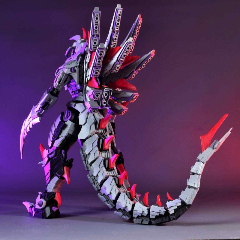 Hot Mech Gigan Action Figure 3 - Model Kit Kiryu ulasan dan harga