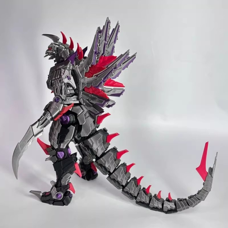 Hot Mech Gigan Action Figure 3 - Model Kit Kiryu ulasan dan harga