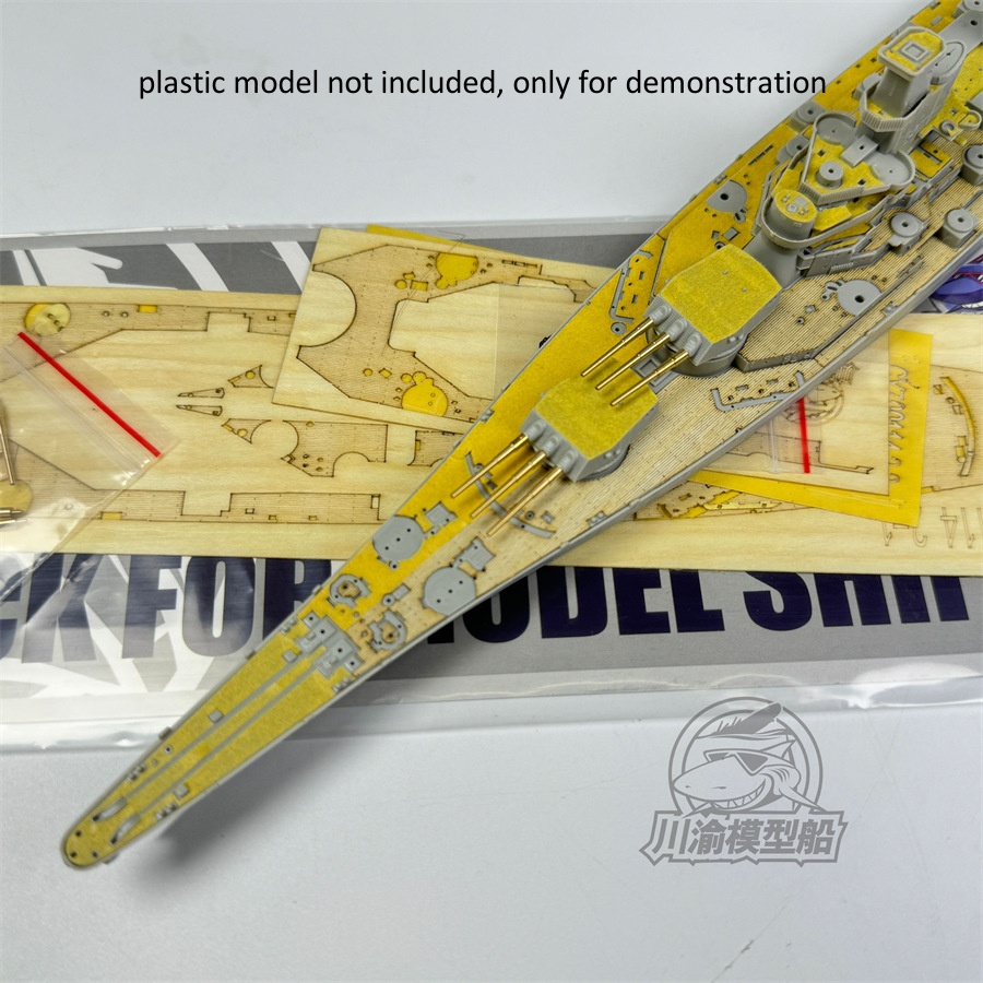 1/700 Scale Wooden Deck Metal  - Model Kit Uss Iowa ulasan dan harga