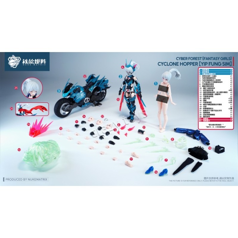 【In Stock】NUKE MATRIX Cyber Fo - Model Kit Nuke Matrix ulasan dan harga