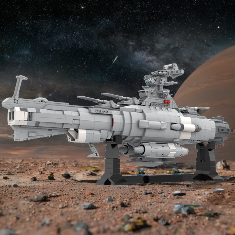 1347pcs MOC Space Battleship Y - Model Kit Yamato Space ulasan dan harga