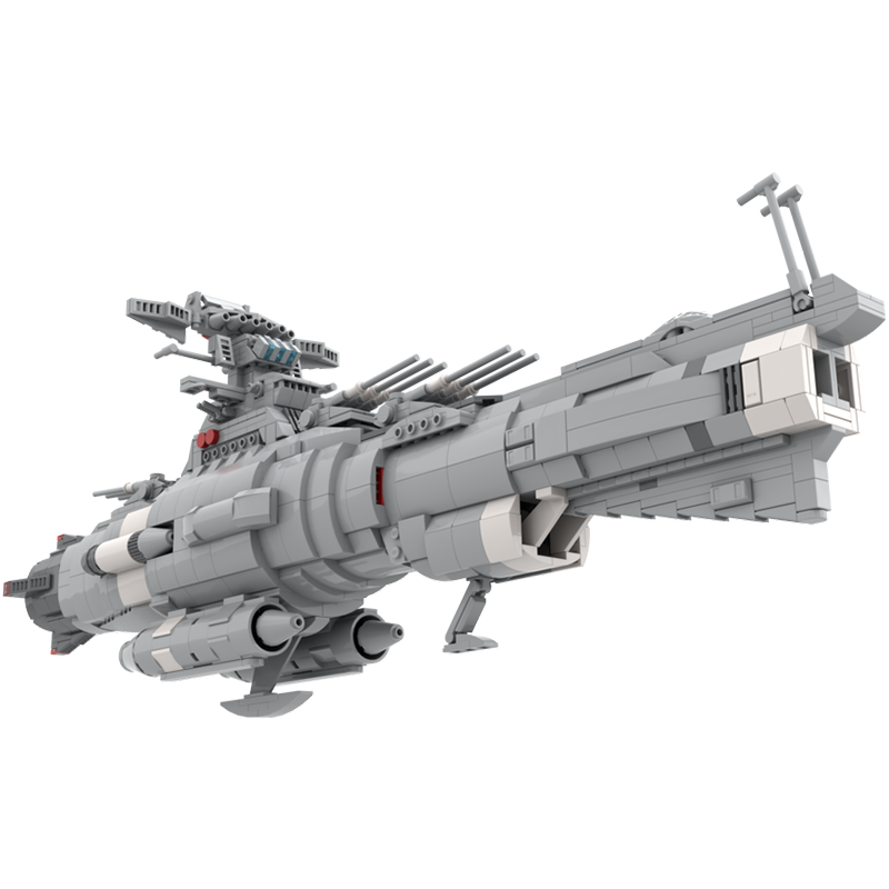 1347pcs MOC Space Battleship Y - Model Kit Yamato Space ulasan dan harga