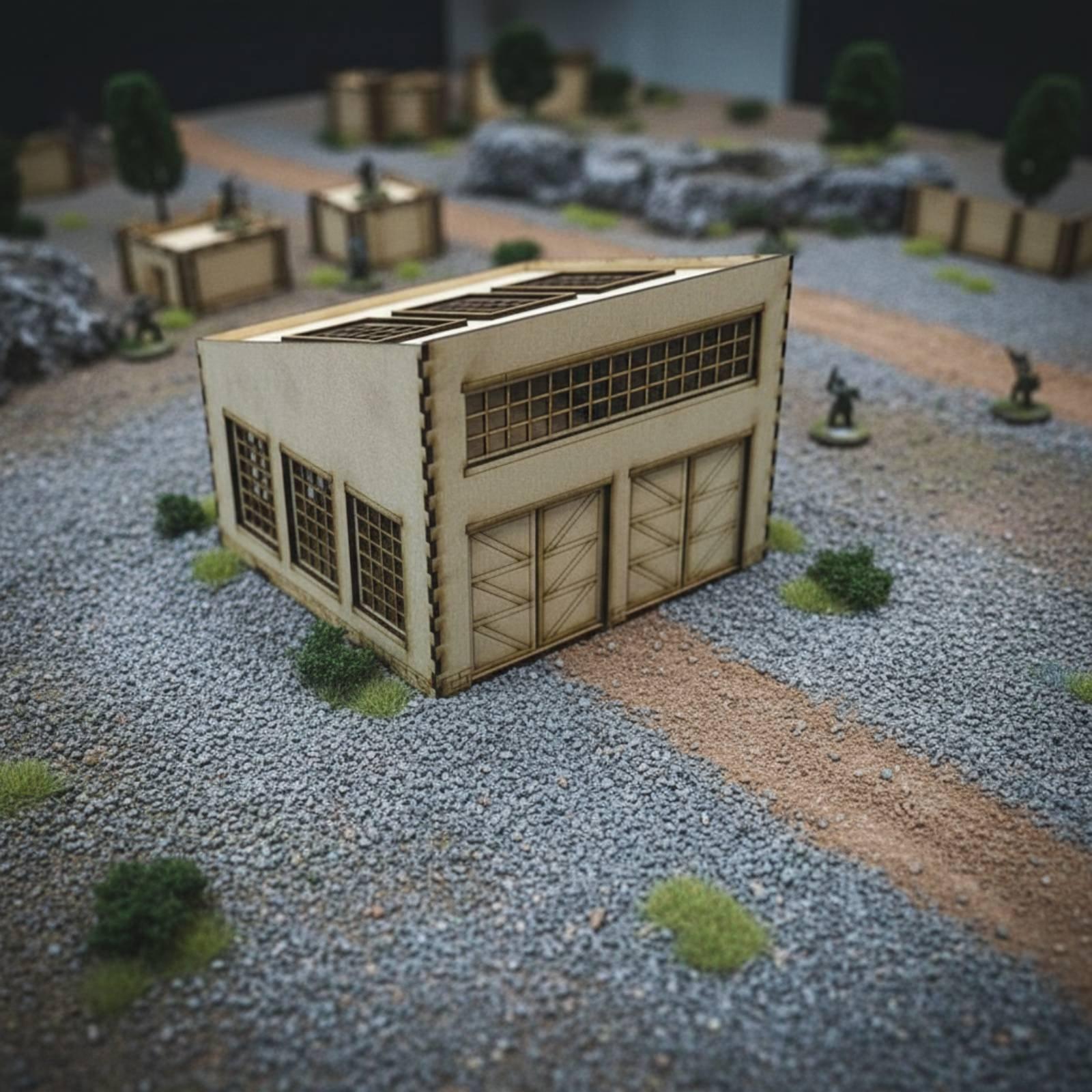 Wartime Vehicle Repair Factory - Model Kit Wood ulasan dan harga