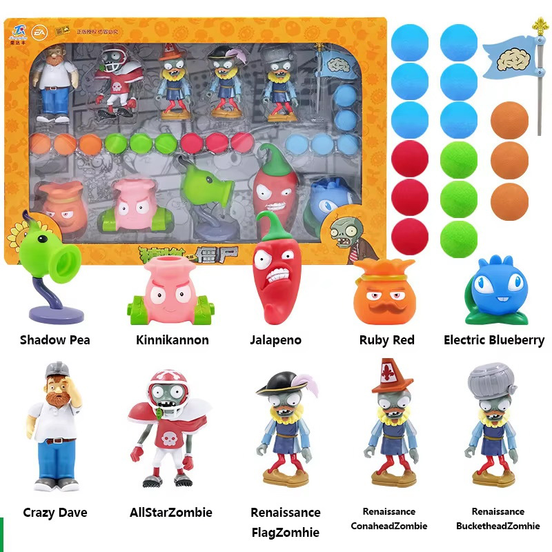 Plants Vs Zombies Toy Set Shad - Model Kit Zombie ulasan dan harga