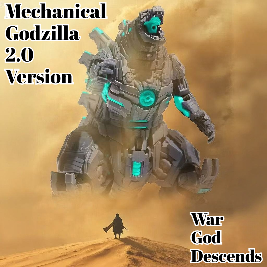3D Printed Mechanical Godzilla - Model Kit Kiryu ulasan dan harga