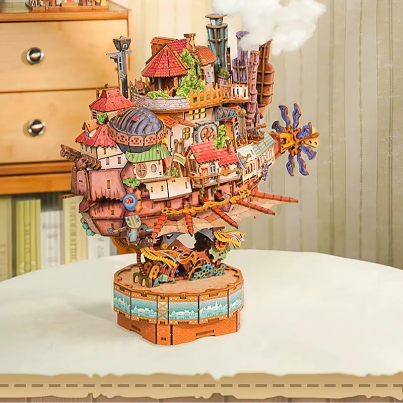 Genuine Travel Vessel Howl's M - Model Kit Wood ulasan dan harga